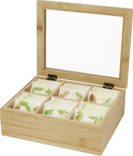 Boîte à thé en bambou | Ocre Naturel